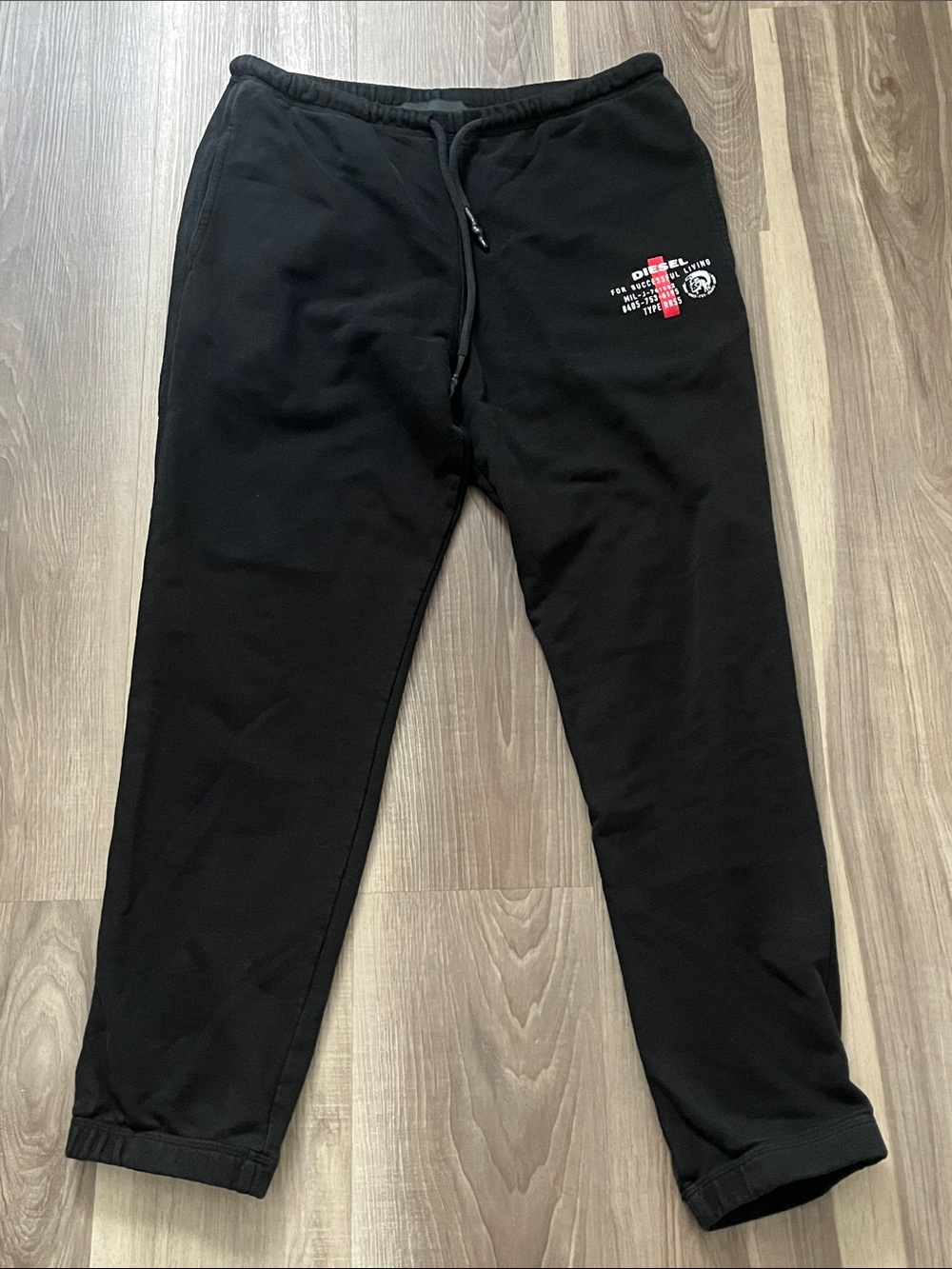 Men’s Diesel Loungwear Jogger Black size Large